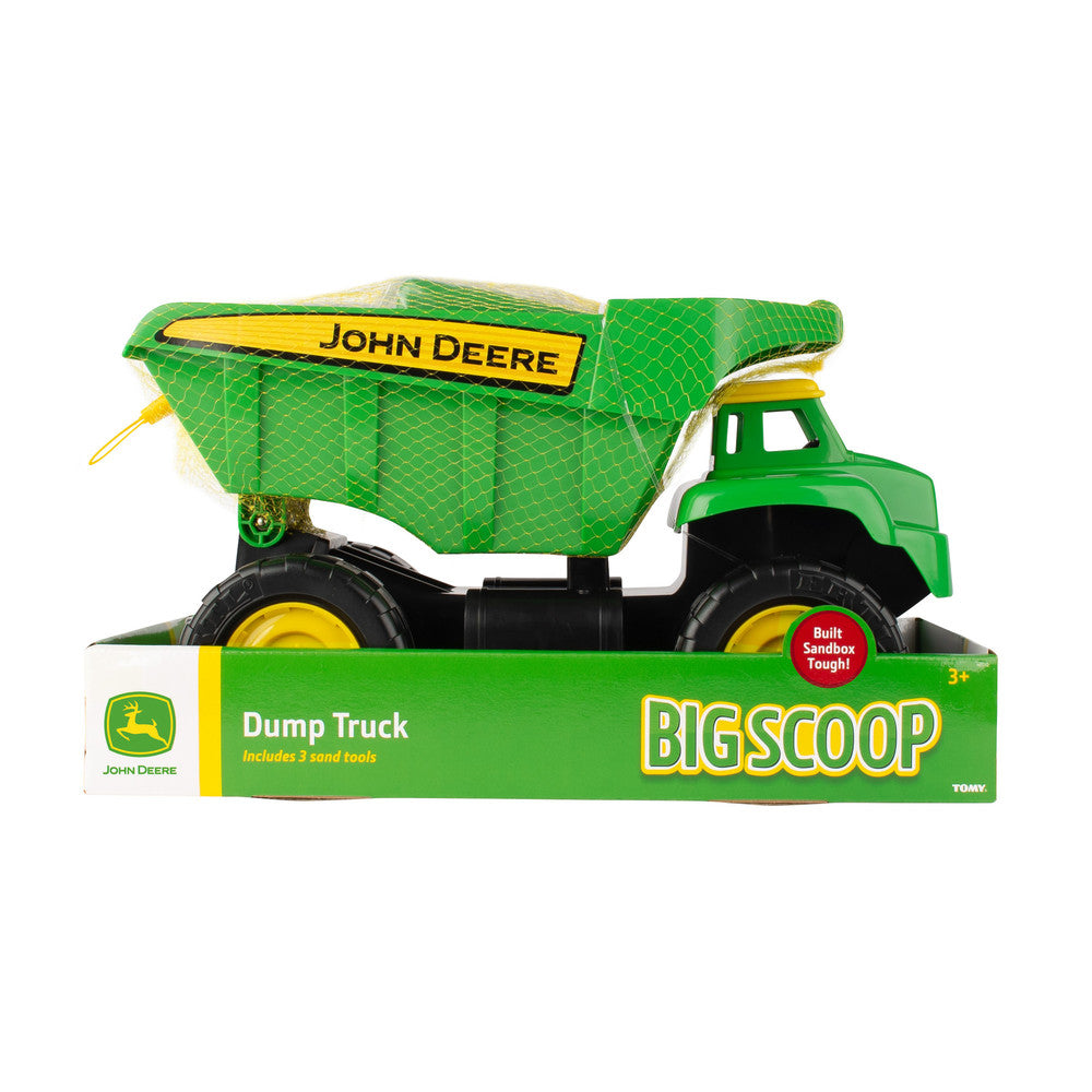 John Deere 38cm Big Scoop Dump Truck with Sand Tools Toy - RDO Equipment
