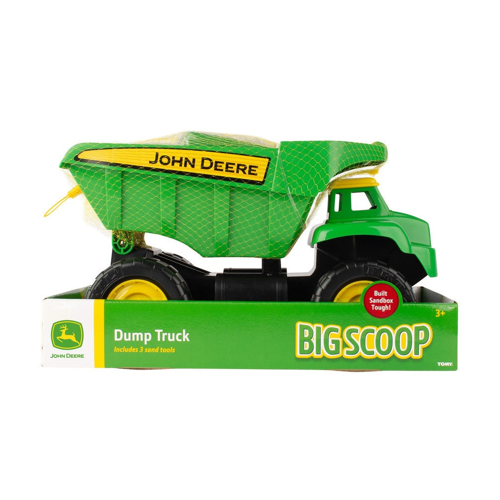 John Deere 38cm Big Scoop Dump Truck with Sand Tools Toy - RDO Equipment