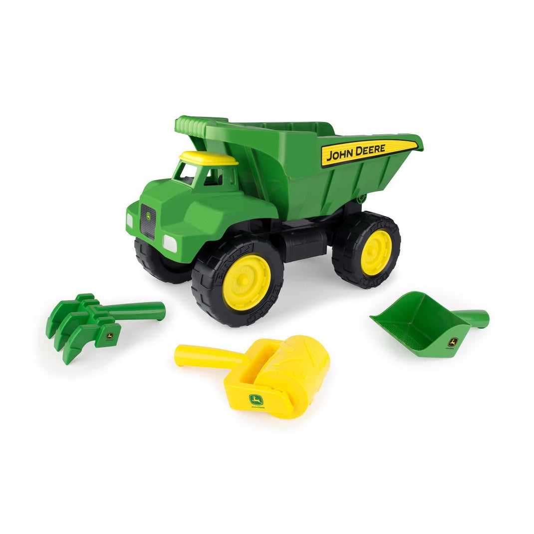 John Deere 38cm Big Scoop Dump Truck with Sand Tools Toy - RDO Equipment