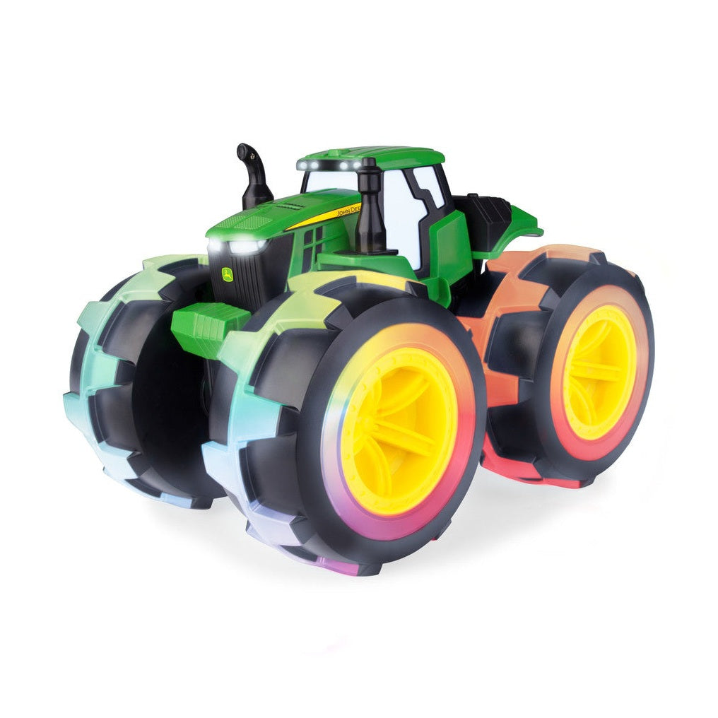John Deere Monster Treads Lightning Wheels 4WD Tractor Toy