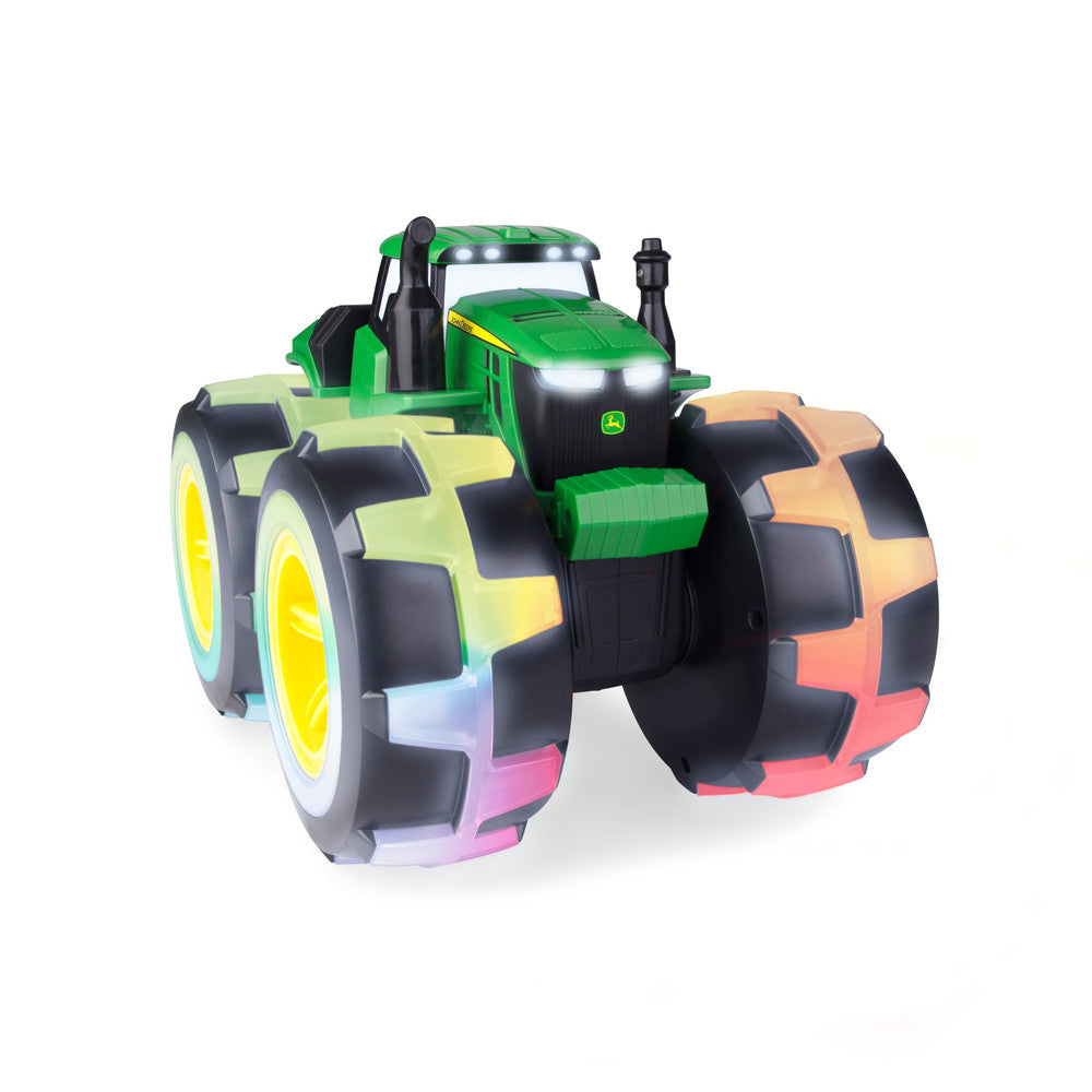 John Deere Monster Treads Lightning Wheels 4WD Tractor Toy