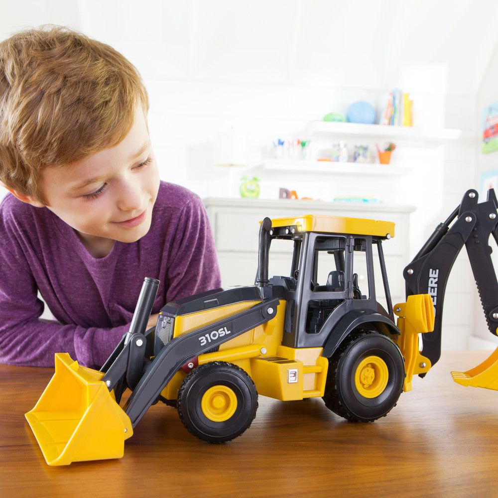 1:16 John Deere Big Farm 310SL Backhoe Loader Play Toy