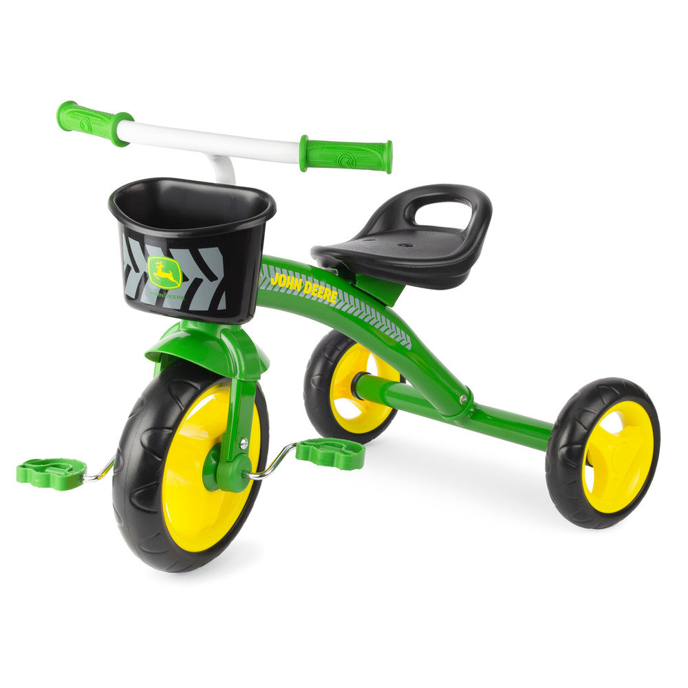 John Deere Green Steel Ride-on Trike Toy - RDO Equipment