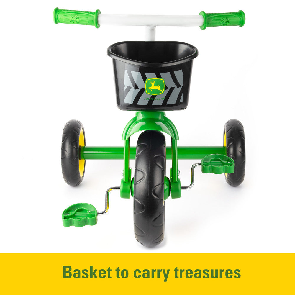 John Deere Green Steel Ride on Trike Toy RDO Equipment