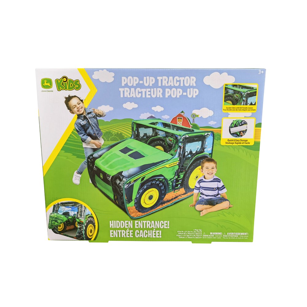 John Deere Pop-Up Fabric Tractor Tent Toy