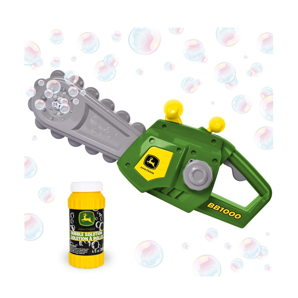 John Deere Motorised Bubble and Fun Chainsaw Toy
