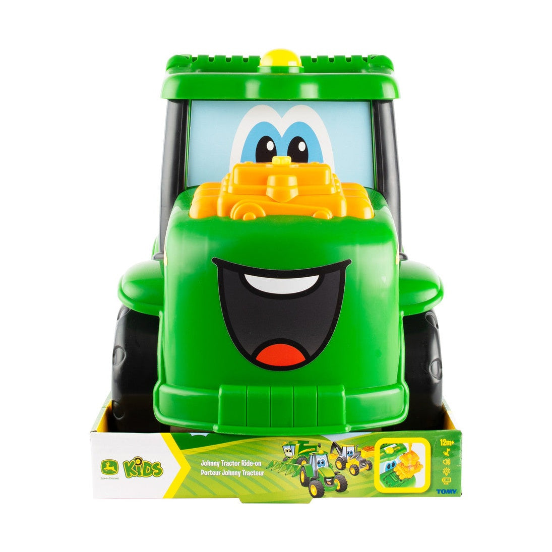 John Deere Kids Johnny Foot to Floor Ride-On Tractor - RDO Equipment