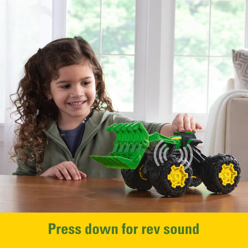 John Deere Kids Monster Treads Rev Up Tractor Toy