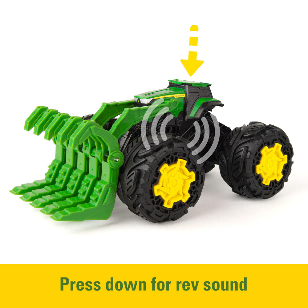 John Deere Kids Monster Treads Rev Up Tractor Toy