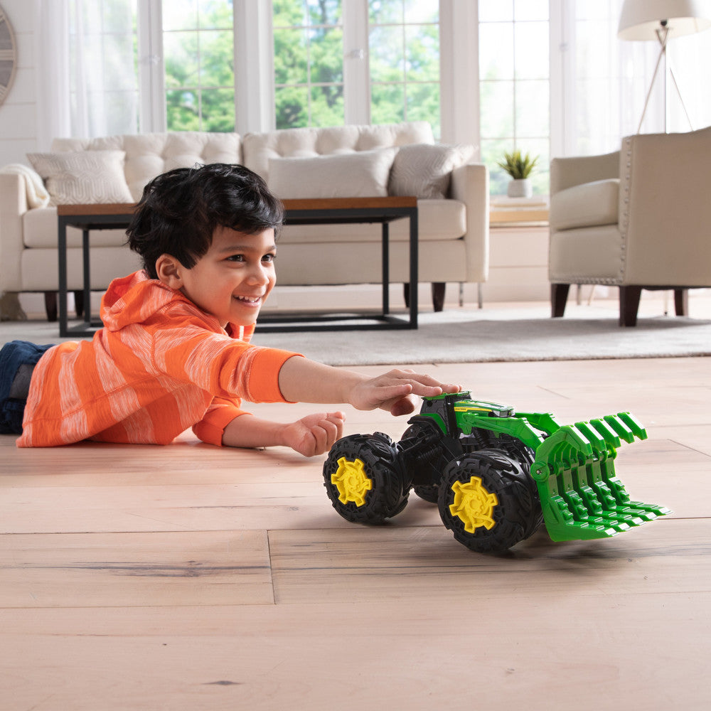 John Deere Kids Monster Treads Rev Up Tractor Toy