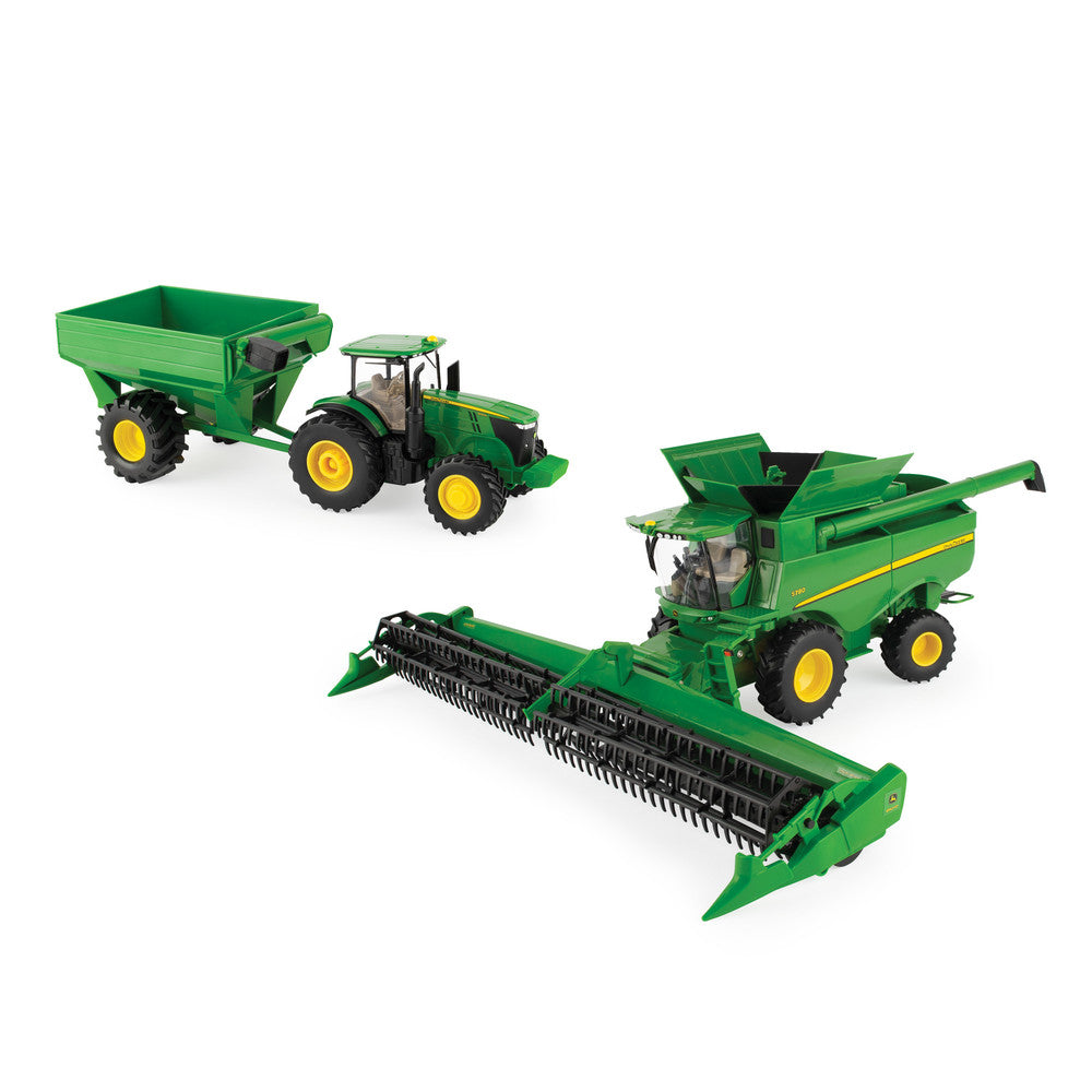 1:32 John Deere S780 Combine Harvesting Toy Set - RDO Equipment