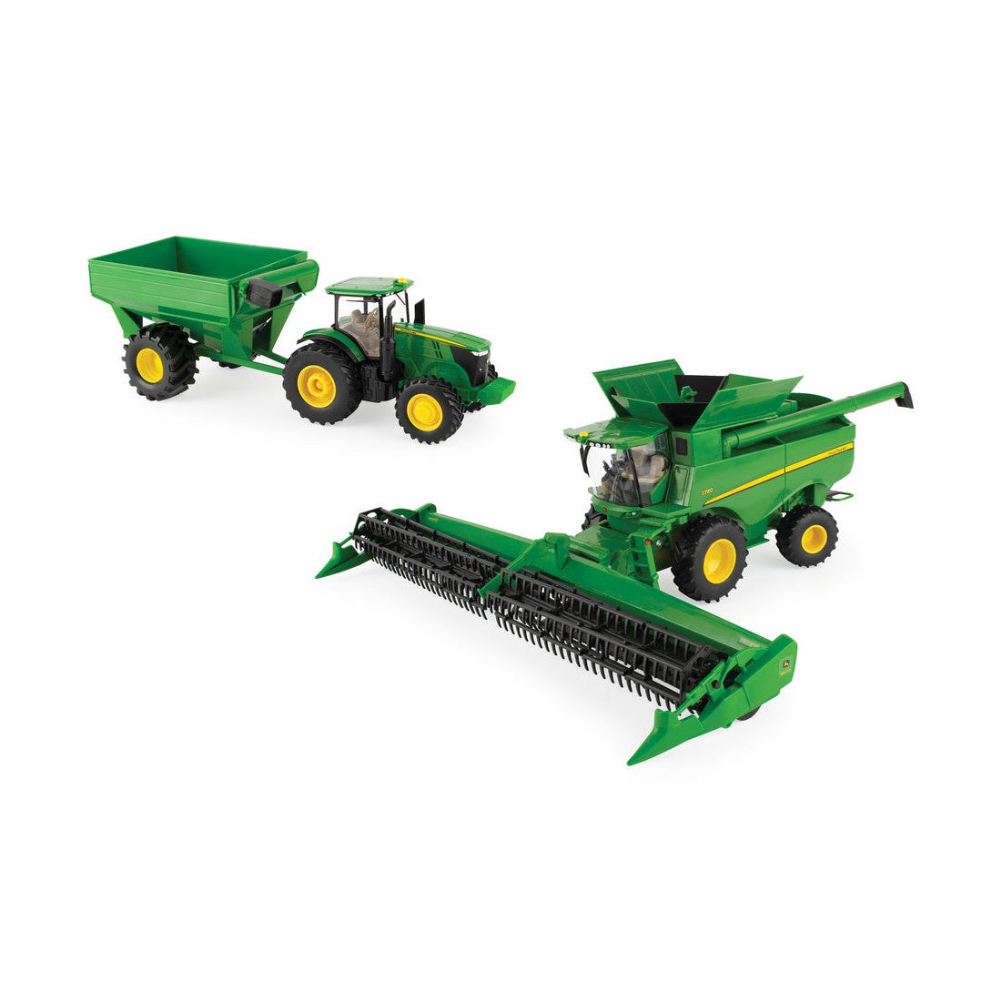 1:32 John Deere S780 Combine Harvesting Toy Set - RDO Equipment