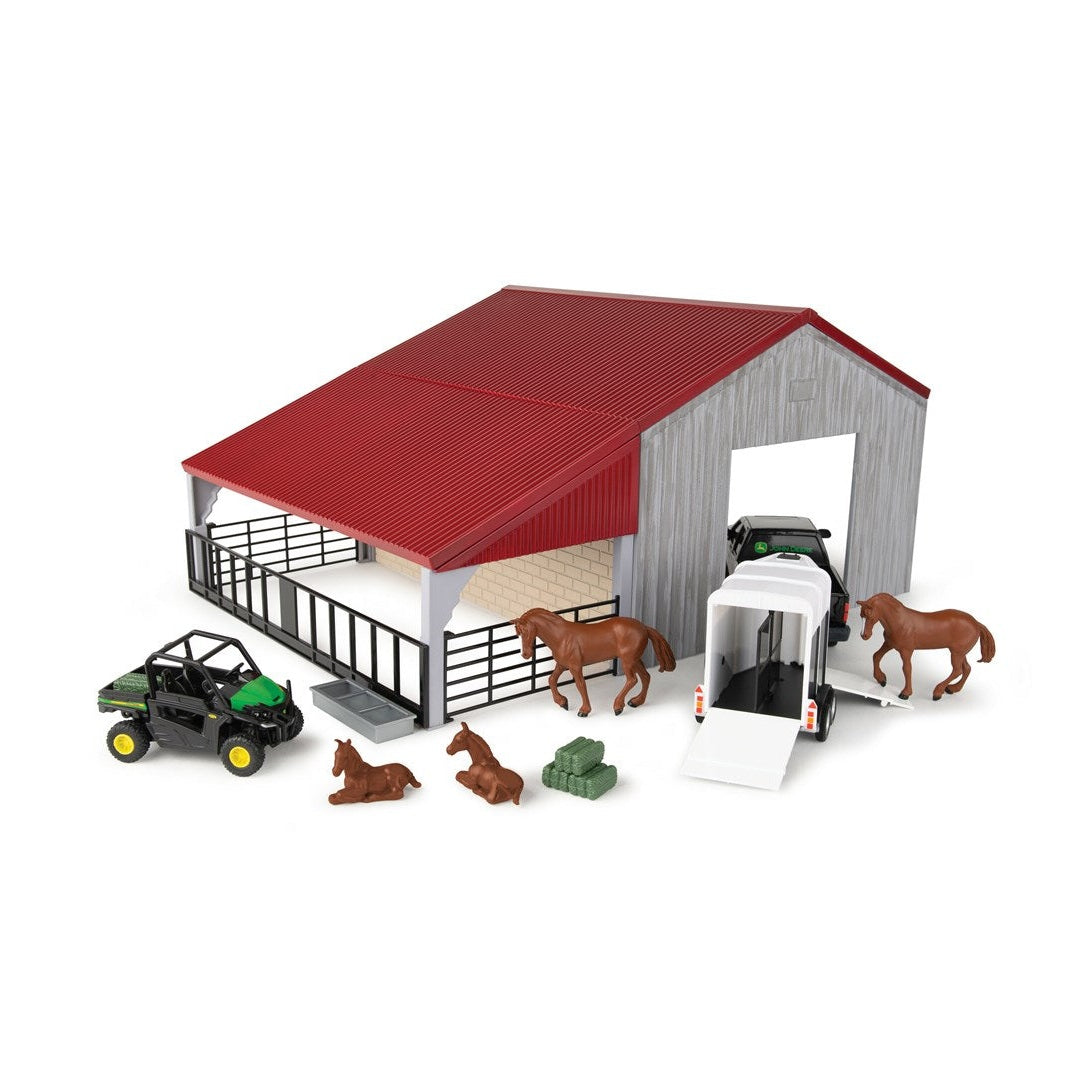 John Deere 1:32 Weathered Barn Play Set | Farm Toy Set