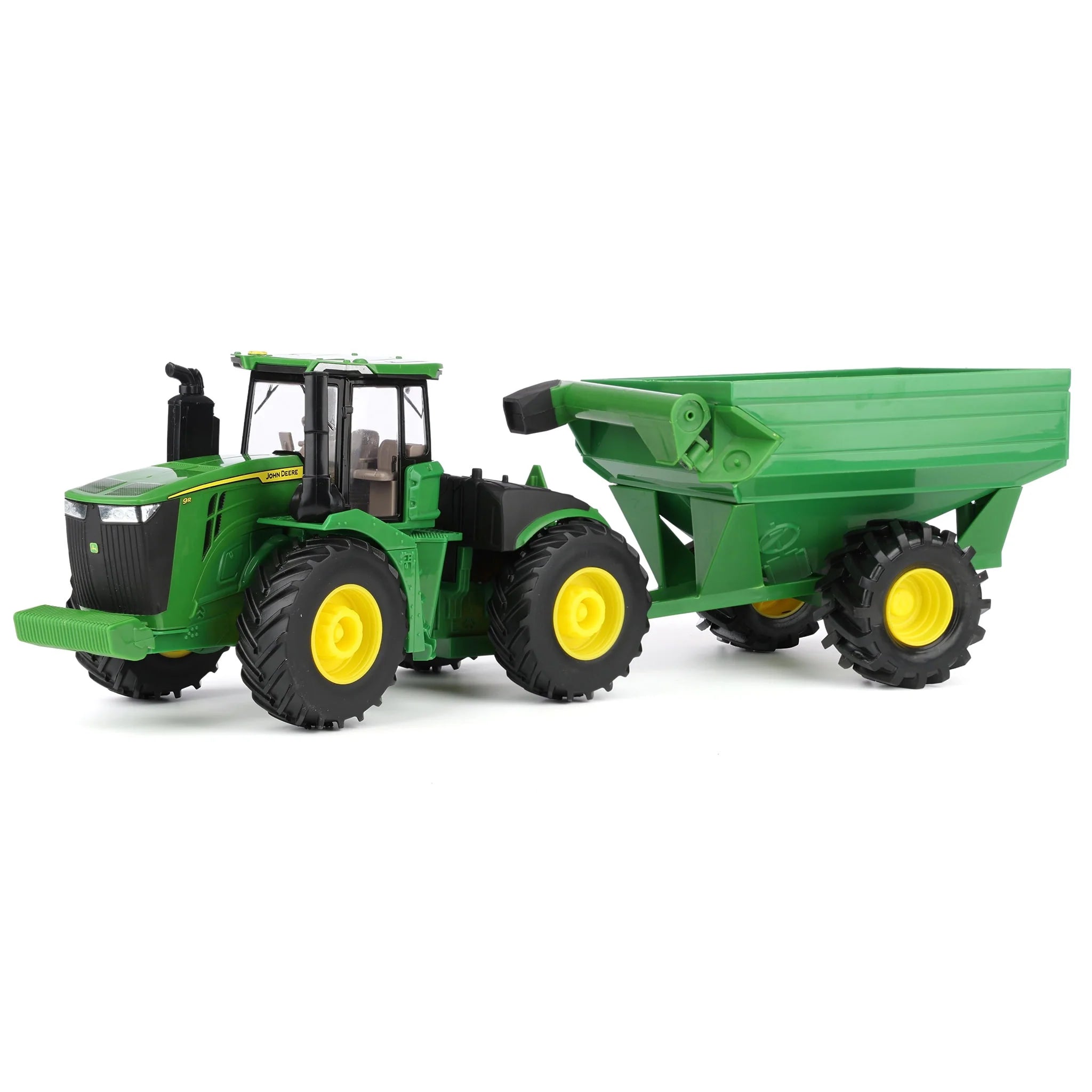 1:32 John Deere 9R Tractor with Grain Wagon Replica Play Toy