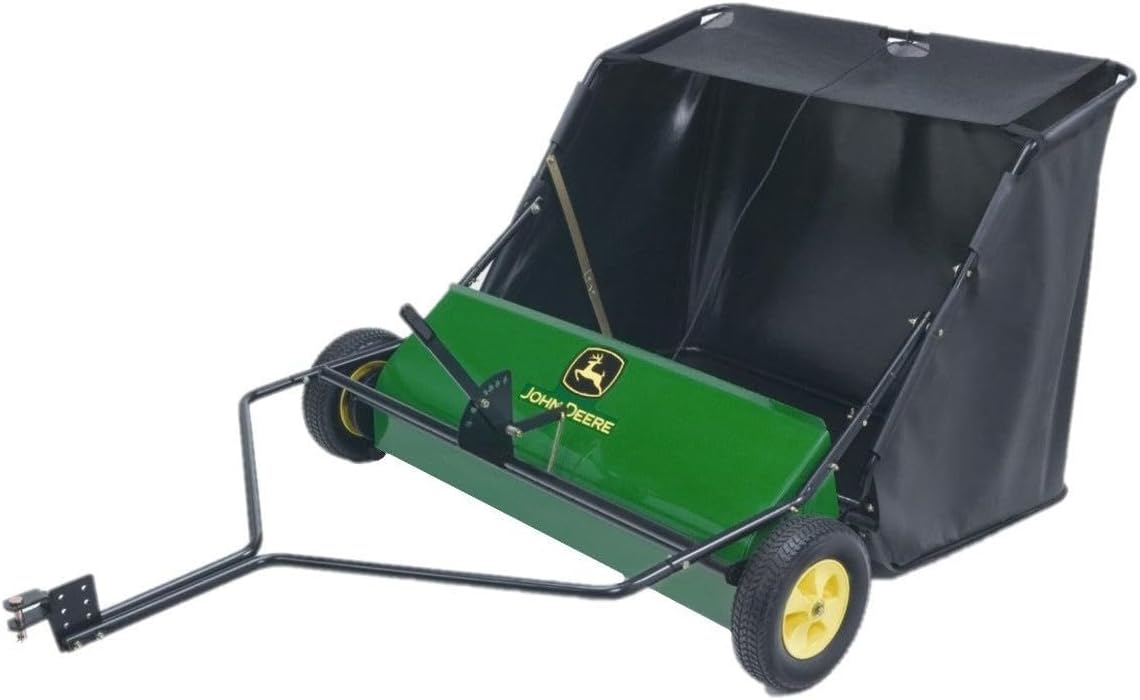 John Deere 42inch Tow-behind Lawn Sweeper for Ride-on Mowers - RDO Equipment