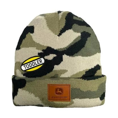 John Deere Toddler Camo Cuffed Beanie