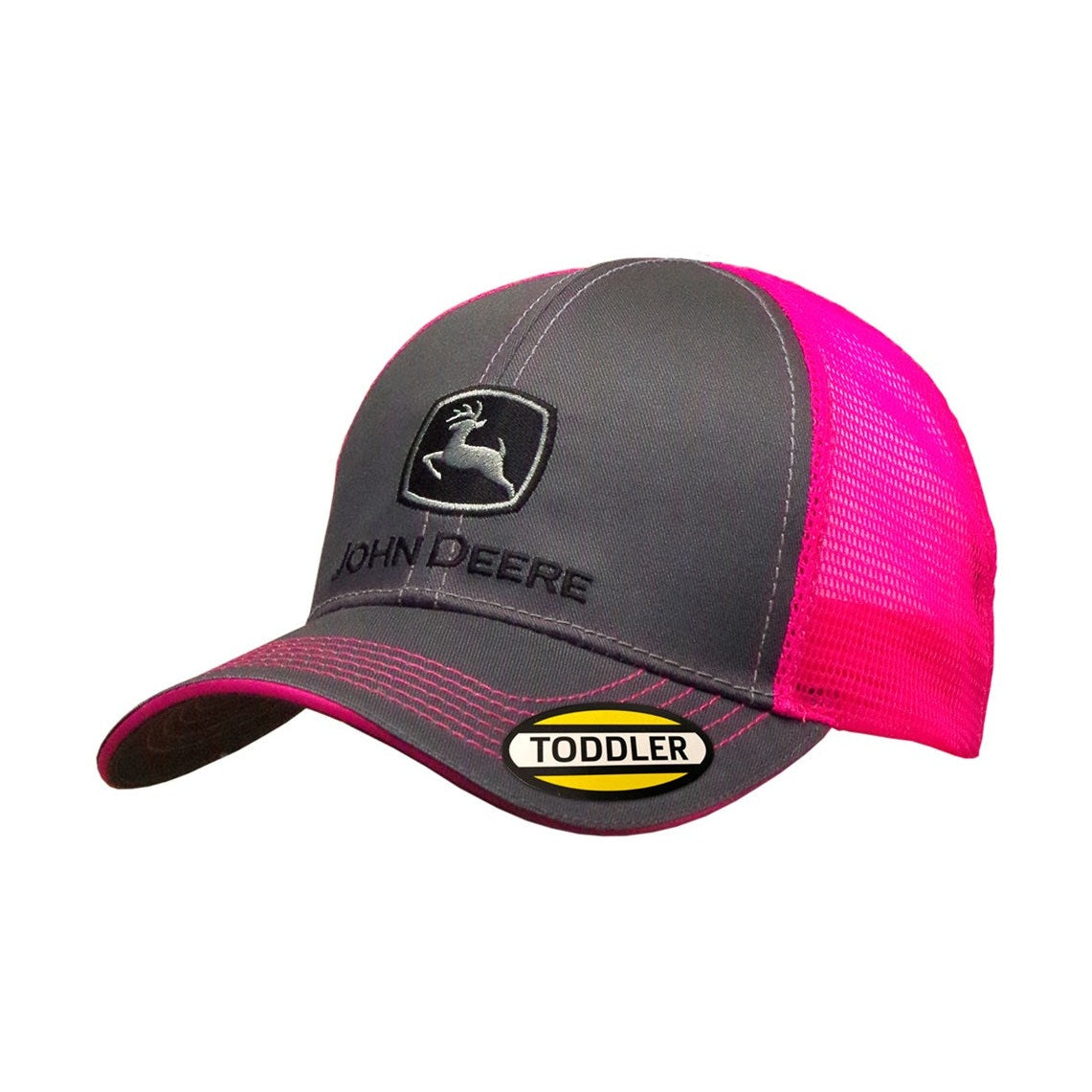 John Deere Toddler Neon Pink Trucker Cap - RDO Equipment