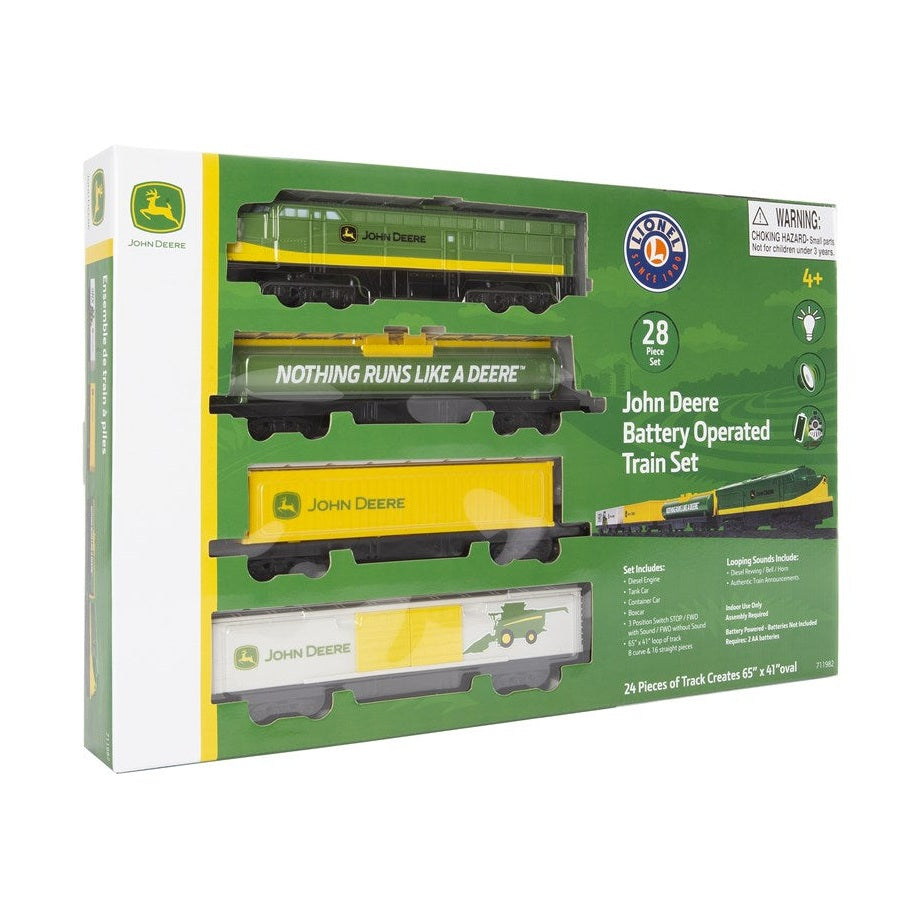 John Deere Battery-Powered Toy Train Set - RDO Equipment