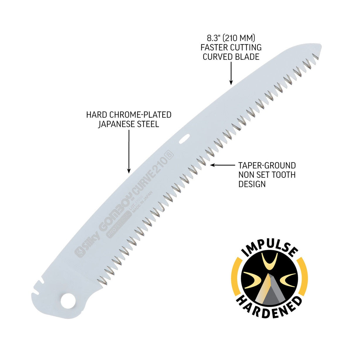 Silky Gomboy Curved Saw 240mm Replacement Blade