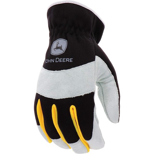 John Deere Split Leather Palm Work Gloves - RDO Equipment