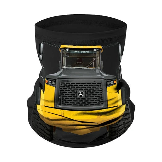 John Deere Black Dump Truck Youth Neck Gaiter
