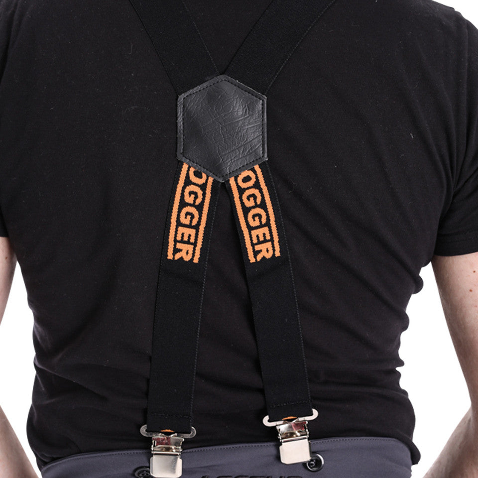 Clogger Premium Braces Clip-On Suspenders For Chainsaw Pants