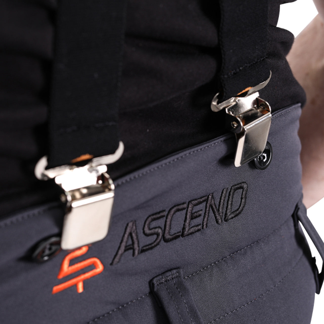 Clogger Premium Braces Clip-On Suspenders For Chainsaw Pants