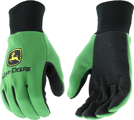 John Deere Light Duty Green Cotton Work Gloves - RDO Equipment