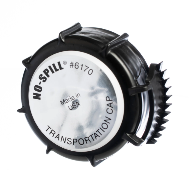 No-Spill Transportation Cap