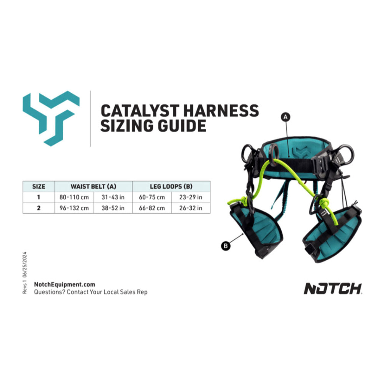 Notch Catalyst Arborist Harness