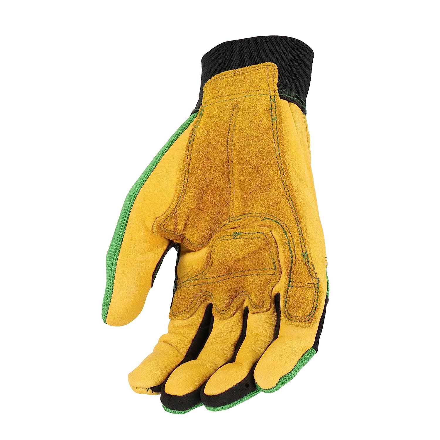 John Deere Grain Cowhide Leather Work Gloves - RDO Equipment