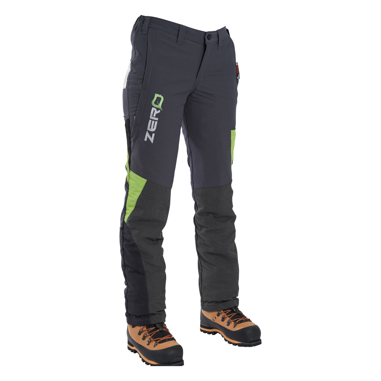 Clogger Zero Gen2 Light and Cool Women's Chainsaw Protective Pants - Grey/Green - RDO Equipment