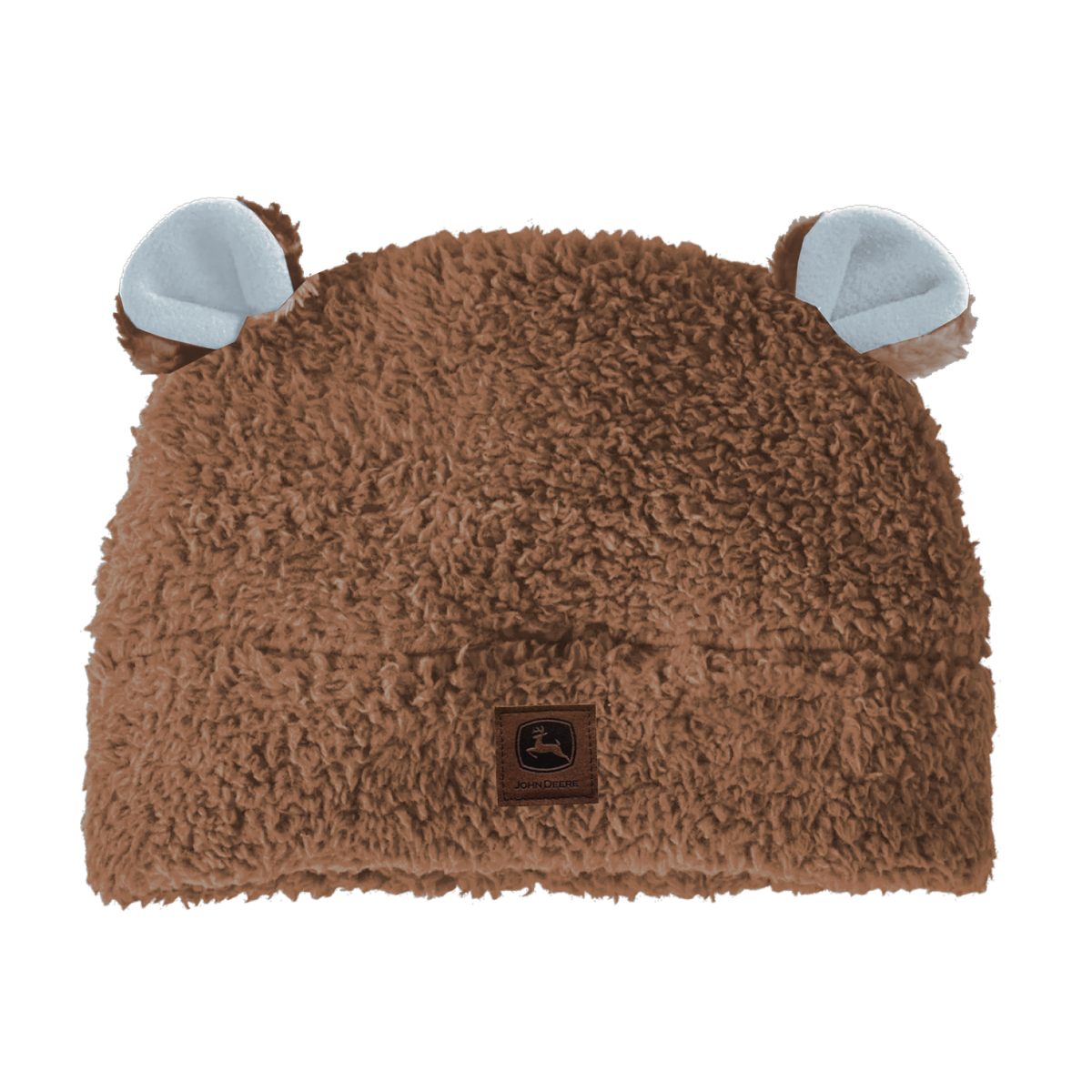 John Deere Toddler Brown Polar Ear Beanie - RDO Equipment