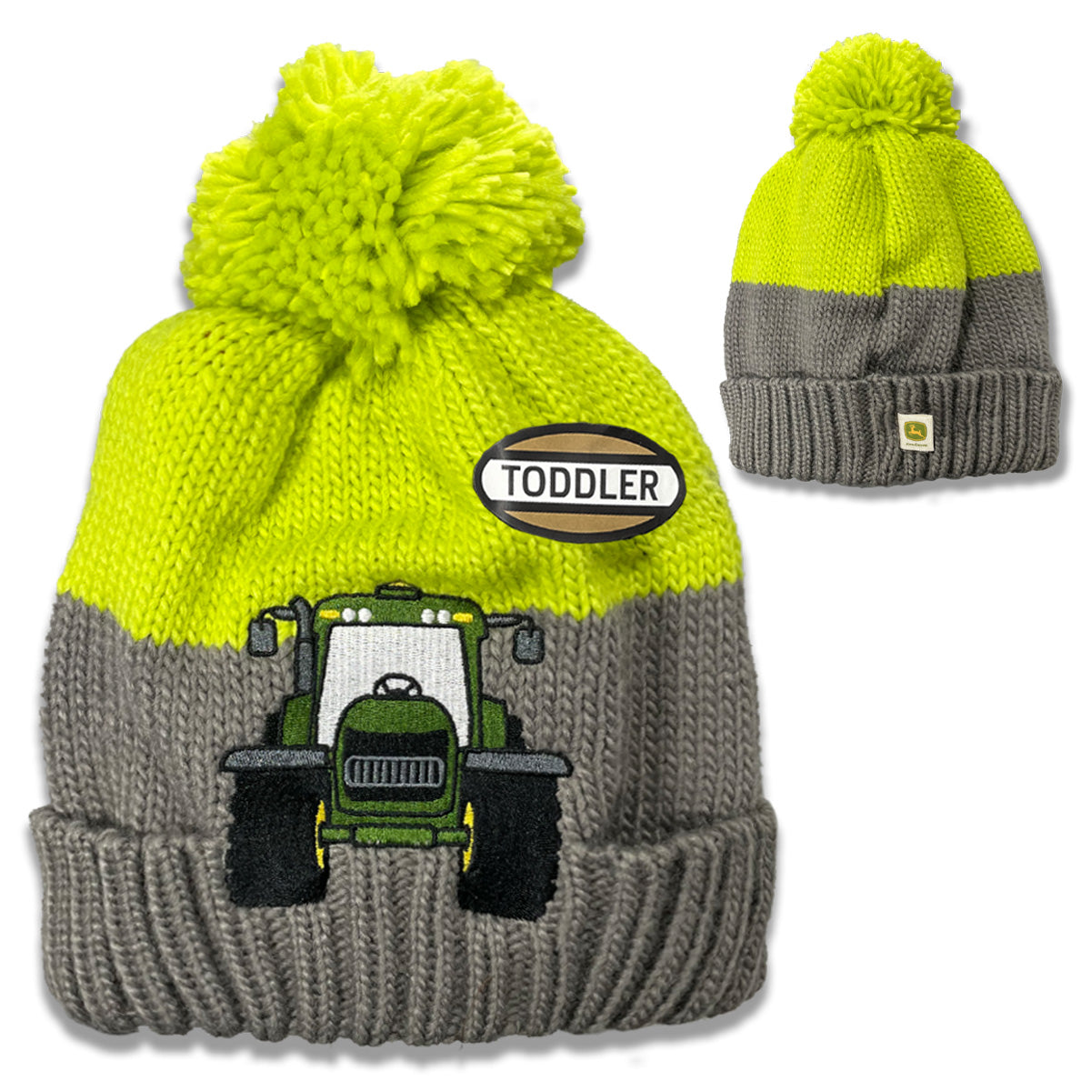 John Deere Toddle Tractor Stitched Beanie - RDO Equipment