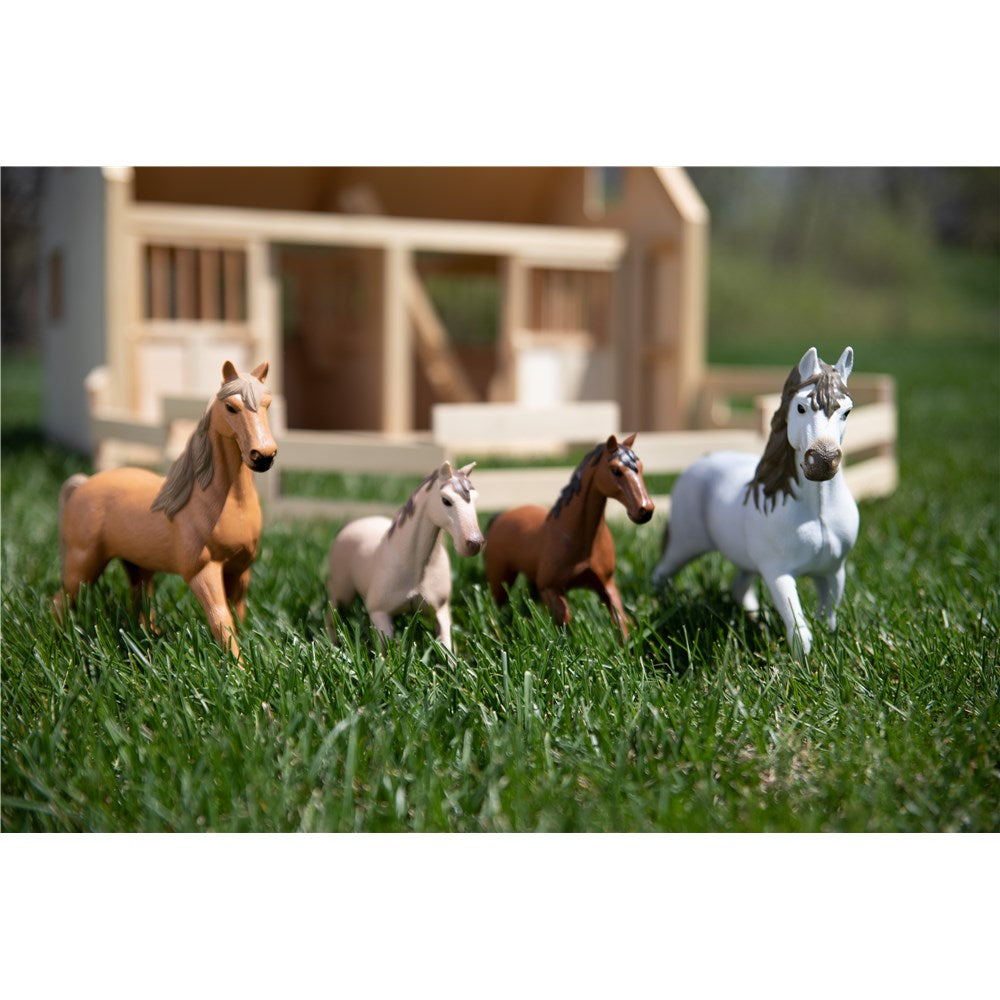 Countryside Horse Toy Set – Pack of 4