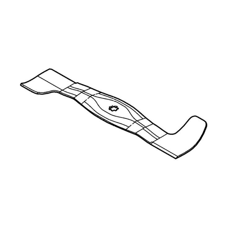 John Deere Mower Blade for X147R Rear Discharge Mowers - GX24566