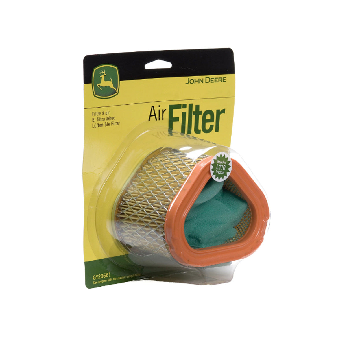 John Deere Air Filter Kit for Gt, Lt, Lx, And 100 Series - GY20661