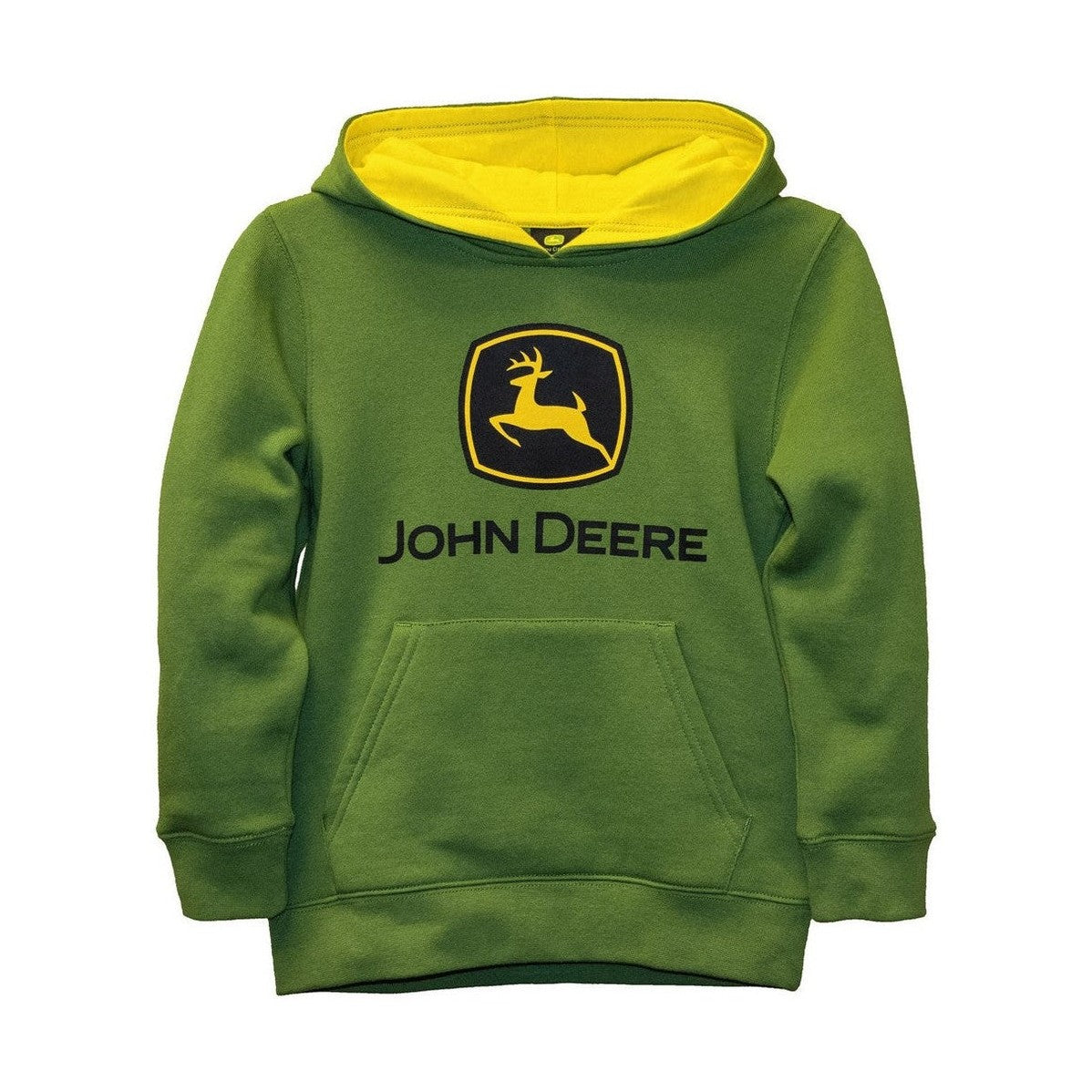 John Deere Trademark Logo Fleece Green Youth Hoodie