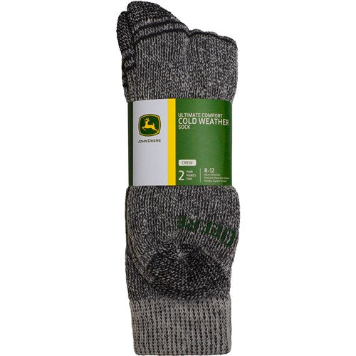 John Deere Cold Comfort Work Socks 2 Pack
