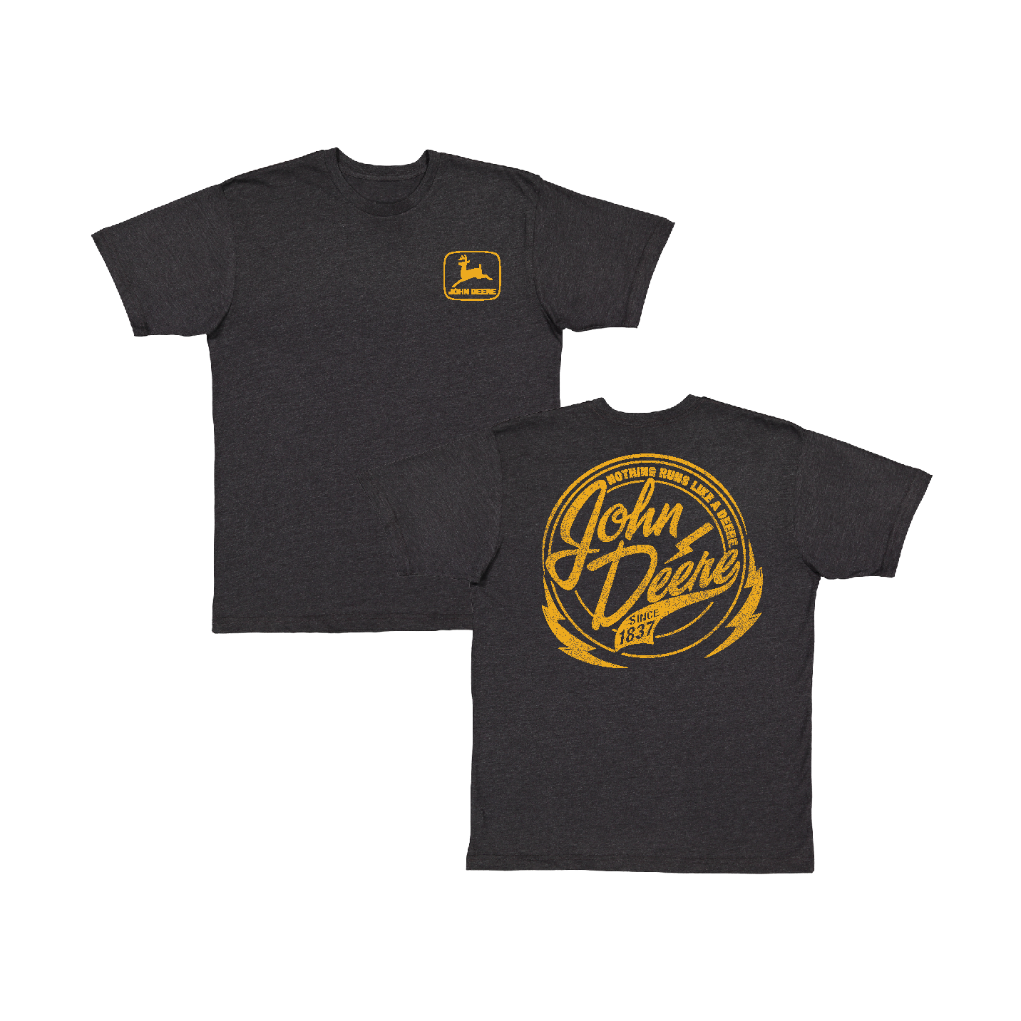 John Deere Men's Yellow Lightning Tee - RDO Equipment