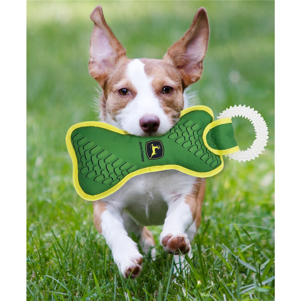 John Deere Pets Dental Dog Chew Tug Toy
