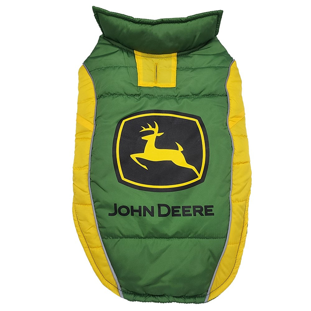 John Deere Pets Puffer Vest - Medium