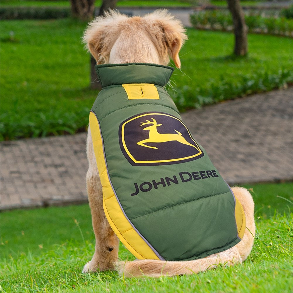 John Deere Pets Puffer Vest - Medium