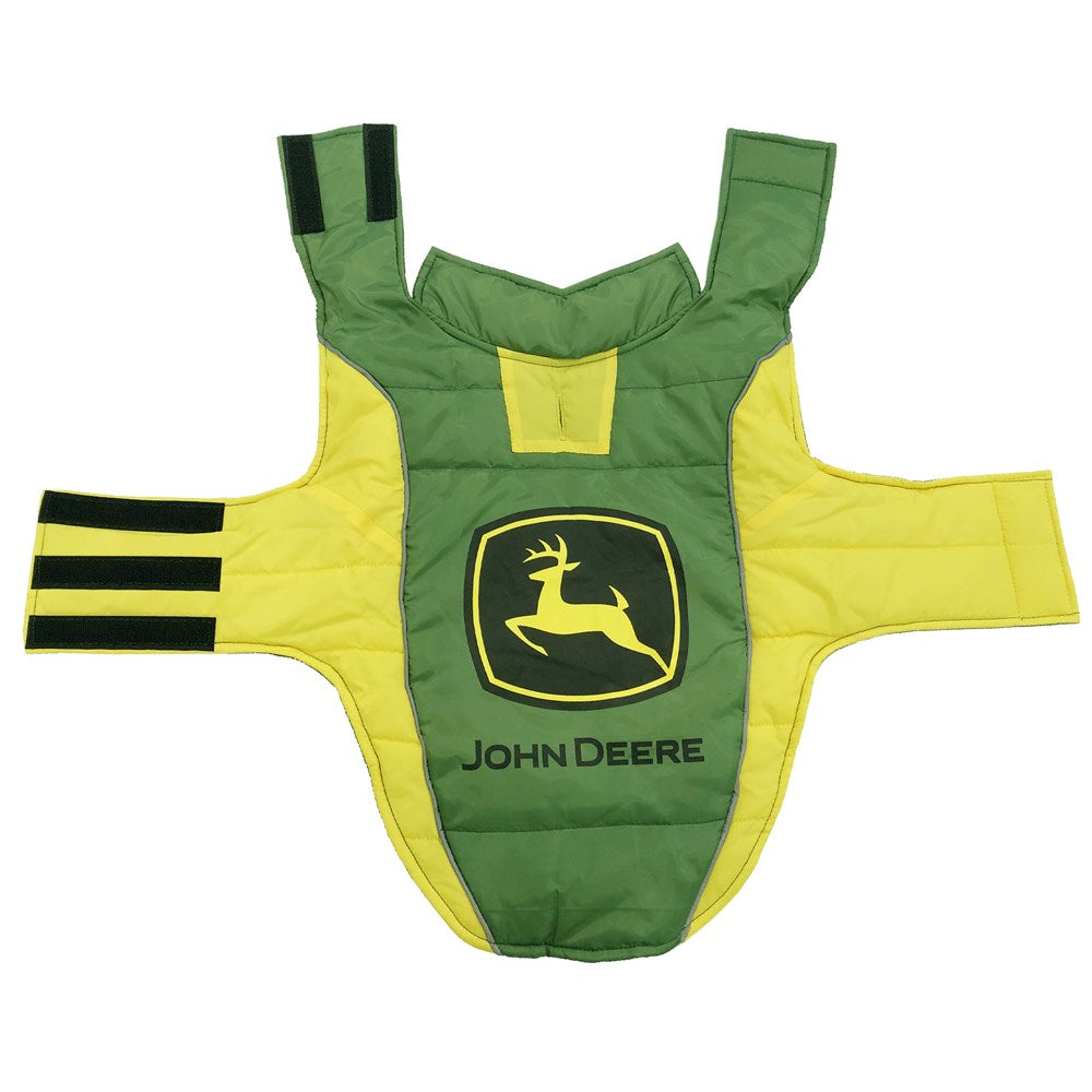 John Deere Pets Puffer Vest - Medium