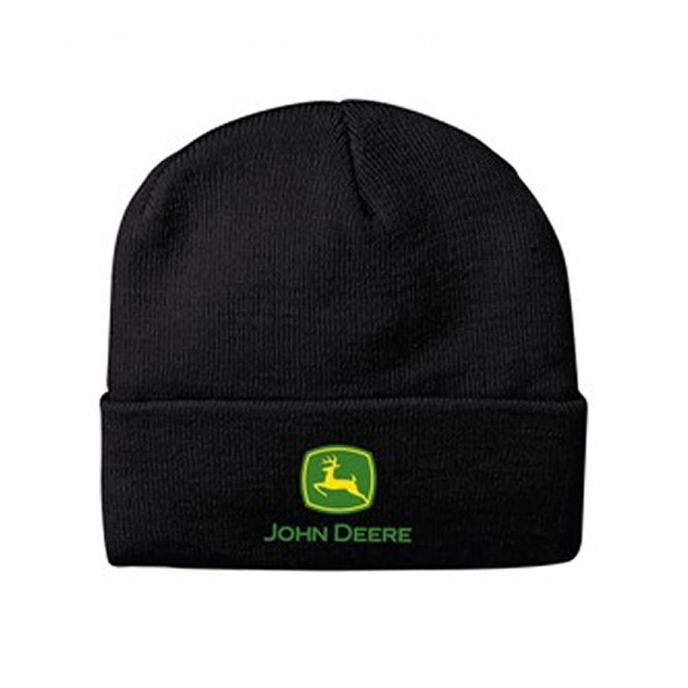 John Deere Ag Logo Black Beanie