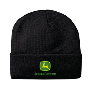 John Deere Ag Logo Black Beanie