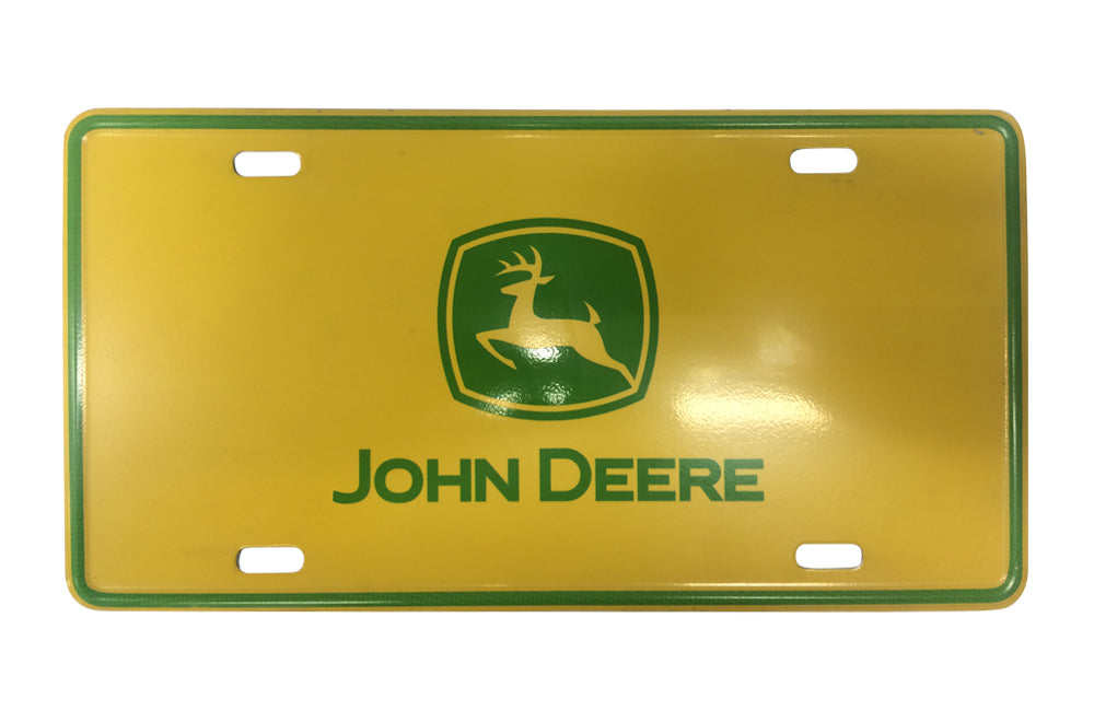 John Deere License Rego Plate