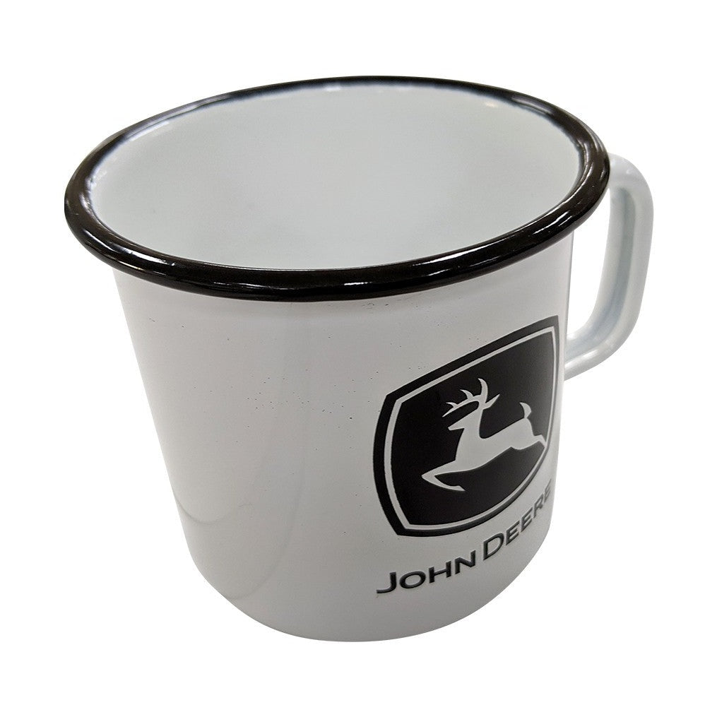 John Deere Enamel Metal Cup