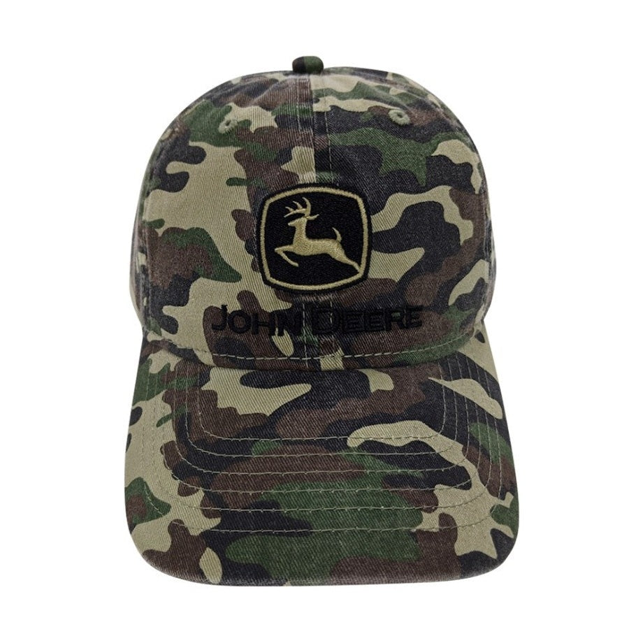 John Deere Men's Camo Baseball Cap