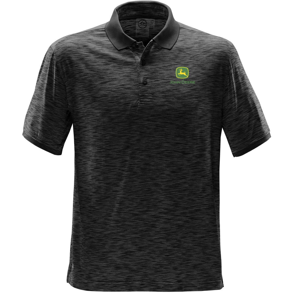 John Deere X Stormtech Men’s Carbon Performance Polo Tee